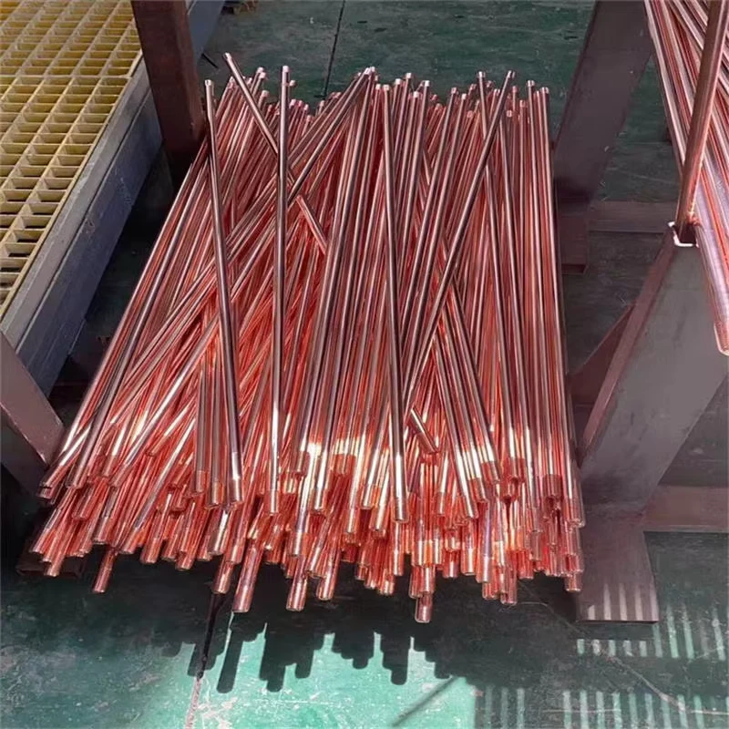 Factory direct Sale of Copper plated Round Rods for lightning protection of Wind and Solar Power Stations