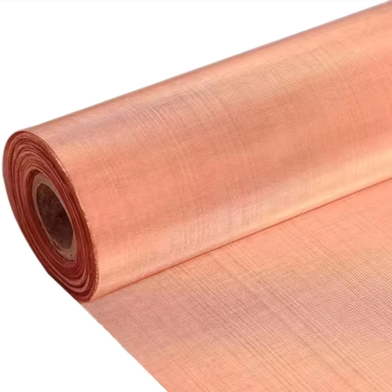 Fine Woven Copper Mesh Wire Screen Cutting for Phone EMF Shielding Heat Dissipation Faraday Cage Signal Blocking Protection