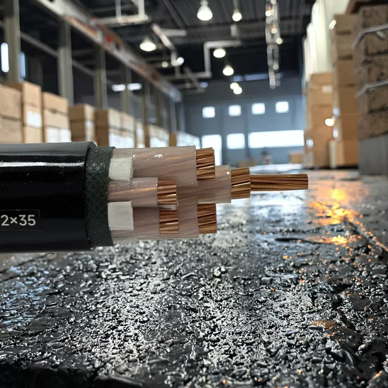 Flame Retardant Copper XLPE Power Cable ZB YJV 0.6/1kV 1X 70 120 Square Underground