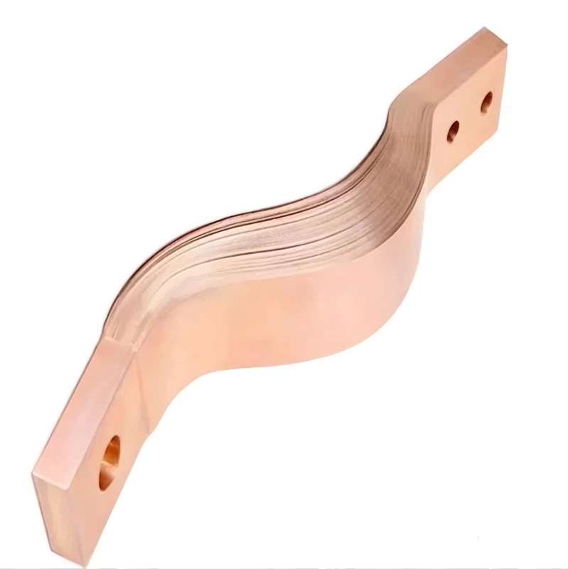 Flexible Copper Busbar Customized Length & Size Tinned Plain Surface for Battery & Power Systems