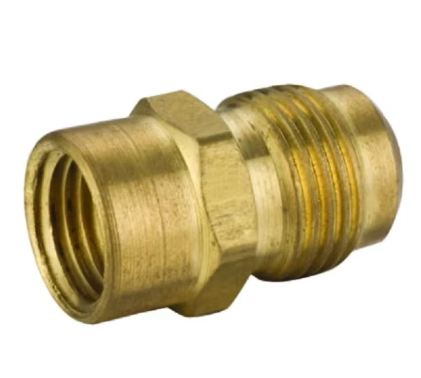 Gas Fitting Copper Forged Metal Oil Tube Female Connector Drop Ear Elbow Reducing Smooth Surface Gas Medium