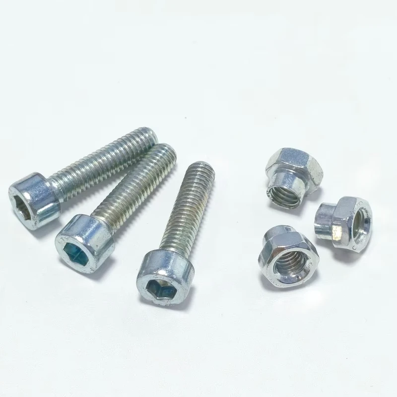 Grade 8.8 Zinc Plated Socket Head Bolt & Nut Carbon Steel Fasteners