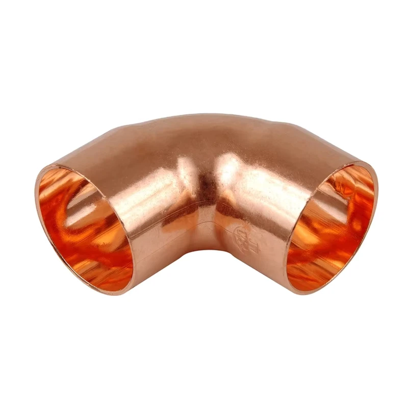 Green Valve 1/2inch Copper Equal 90 Degree Sweat X Sweat Elbow Extension Fittings