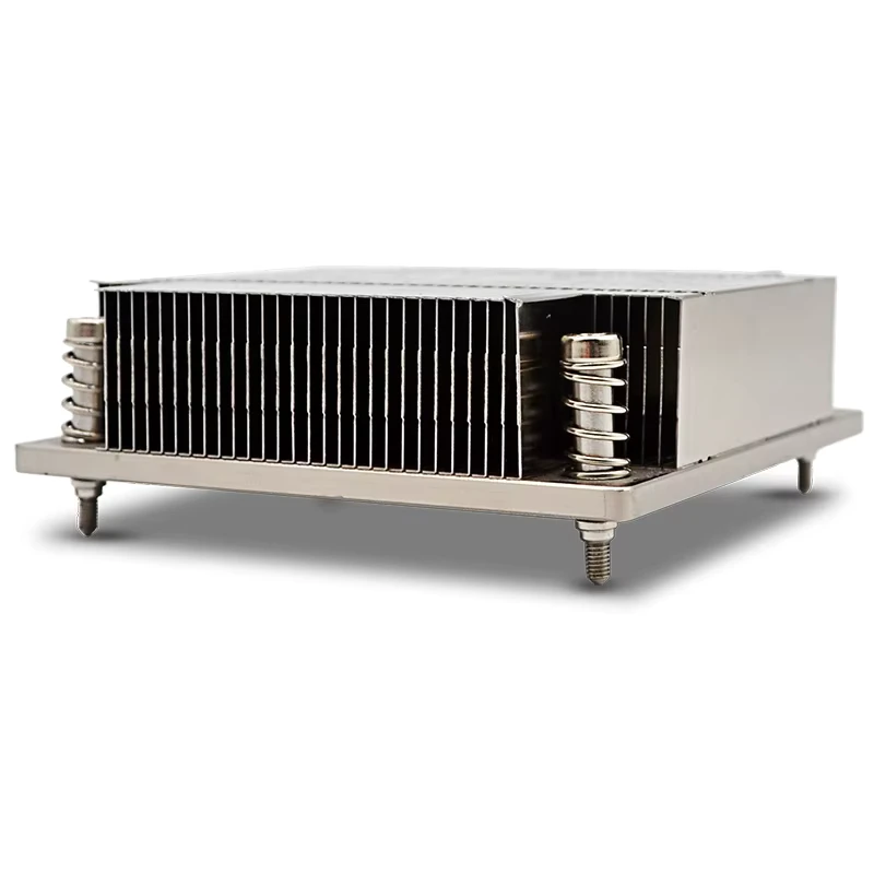 Hangdahui Customized 115 Socket Aluminum Fin Copper Bottom Plate High Performance Passive Heatsink Cooling CNC Available