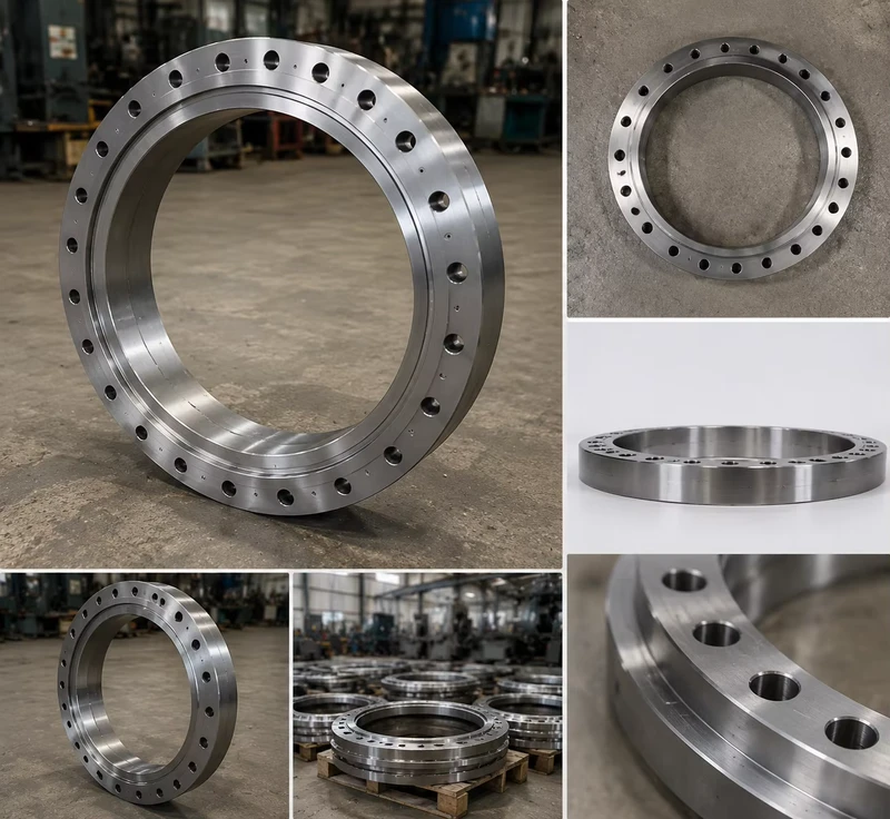 Heavy Duty CNC Machined Industrial Flange