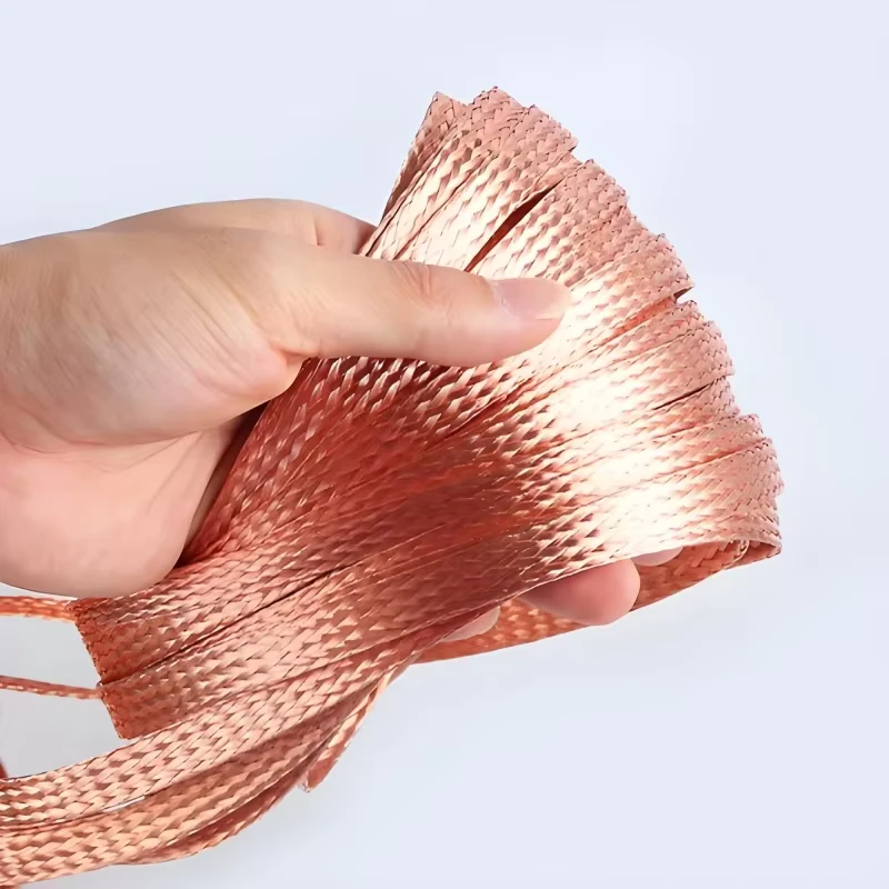 High Conductivity Flexible Tinned Copper Braid Wire OEM ODM Available Brass Wire for Electrical Equipment Cutting Welding