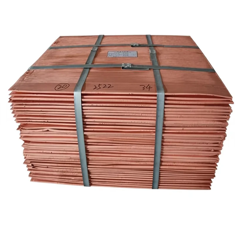 High Conductivity Low Impurities High Ductility 99.95% Pure Cathode Copper with Welding Service