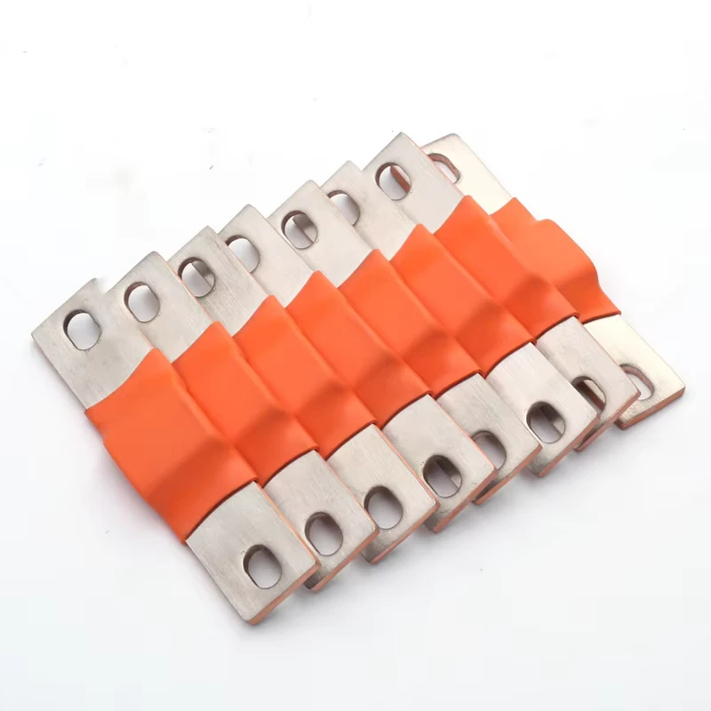 High Current 400A Rated Semi flexible 3mm Thickness Copper Busbar for 280Ah 304Ah 314Ah LiFePO4 Cell Connection Solar Energy