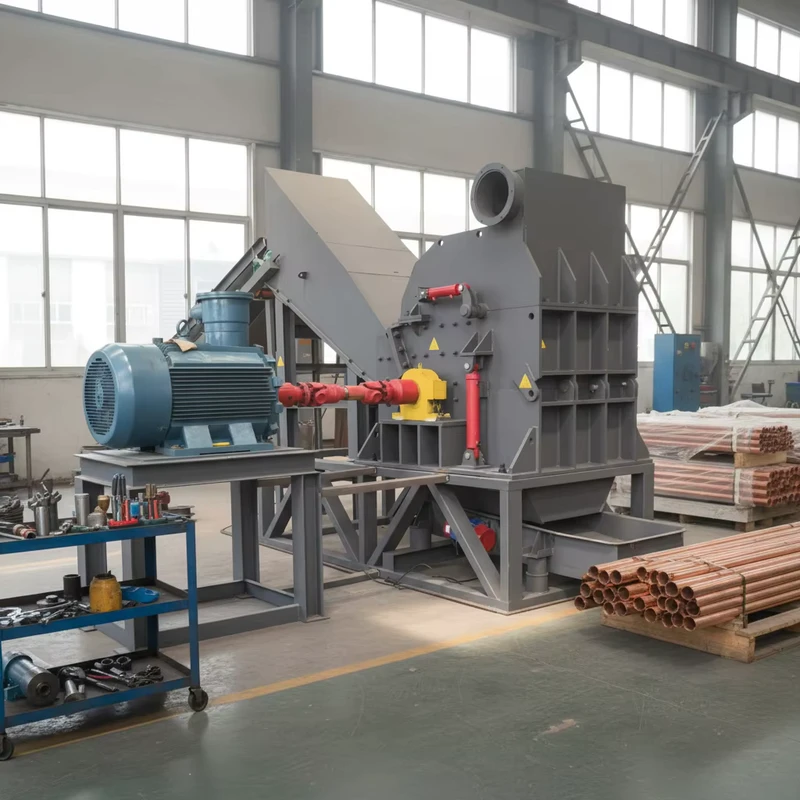 High Efficiency Shredder Scrap Metal Recycling Crusher