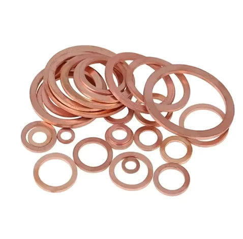 High Pressure Flat Ring Spring Washer Low Price Red Copper Plain Washer Direct From China for Seals Product Category