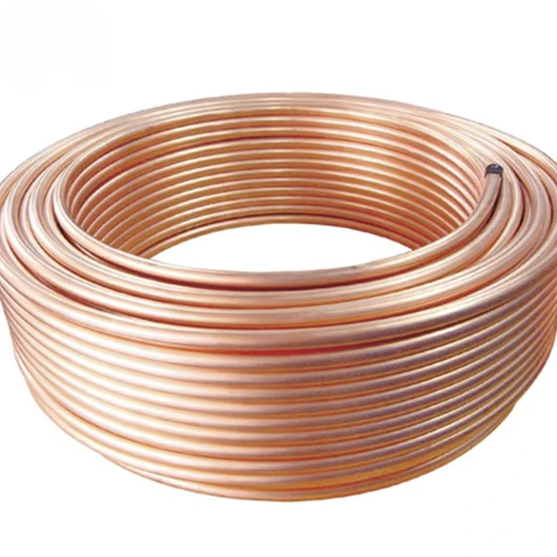 High Purity 99.9% Copper Tube 6mm 8mm 10mm Copper Pipe for Air Conditioning