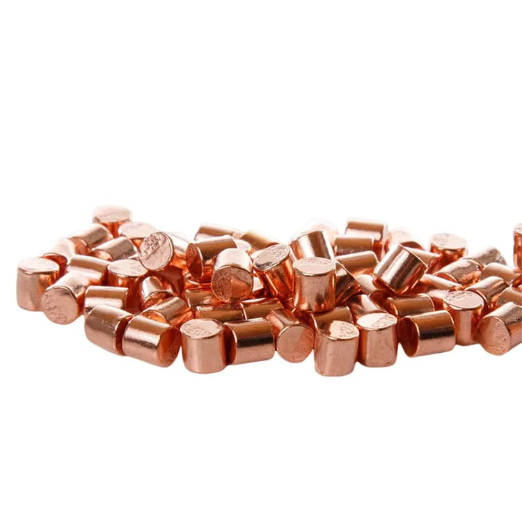 High Purity 99.999% Metal Copper Pellets 5N 6N Cu Copper Granules for Semi Conductor DIY Experiments