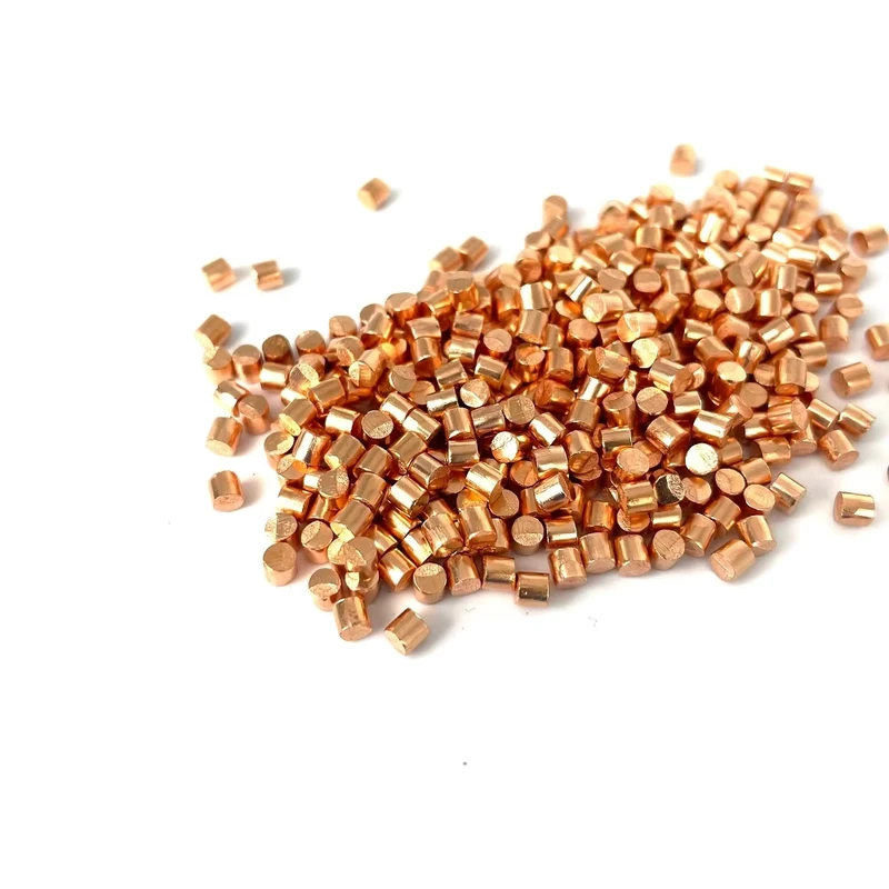 High Purity 99.999% Metal Copper Pellets 5N Cu Copper Granules OEM Copper Evaporation Material