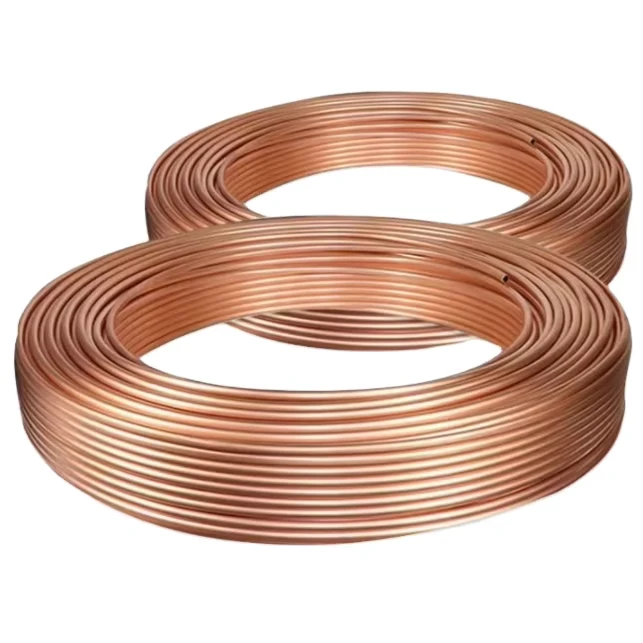 High Quality Astm AC Copper Pipe 1/2″ 3/4″ Copper Tubes Price air Condition Copper Tube