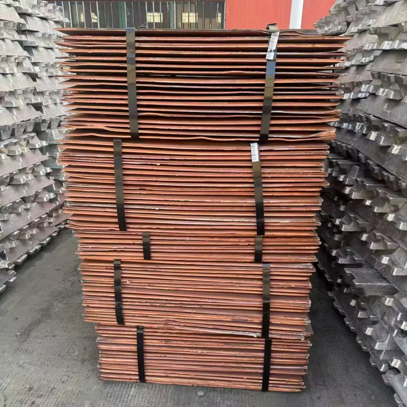 High Quality Grade a Electrolytic Copper Cathode 99.99% Pure Copper Plate with Welding Bending Cutting Services Factory Price