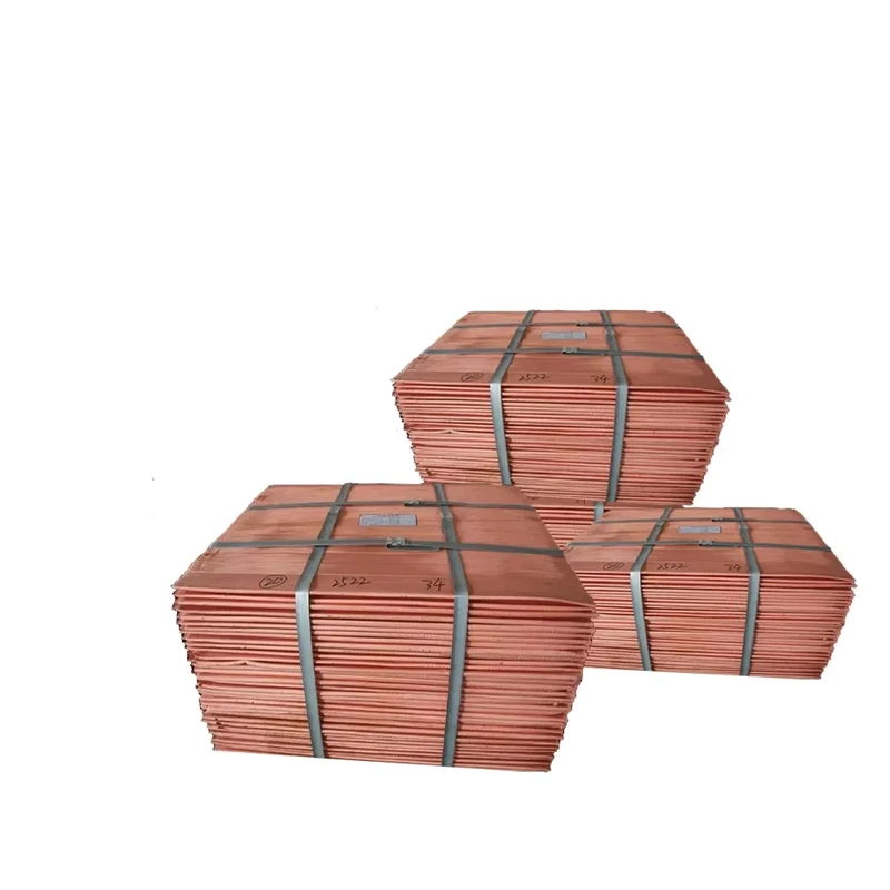 High Quality Pure Copper Cathode Price Electrolytic Cathode Copper 99.97% 99.99% Pure