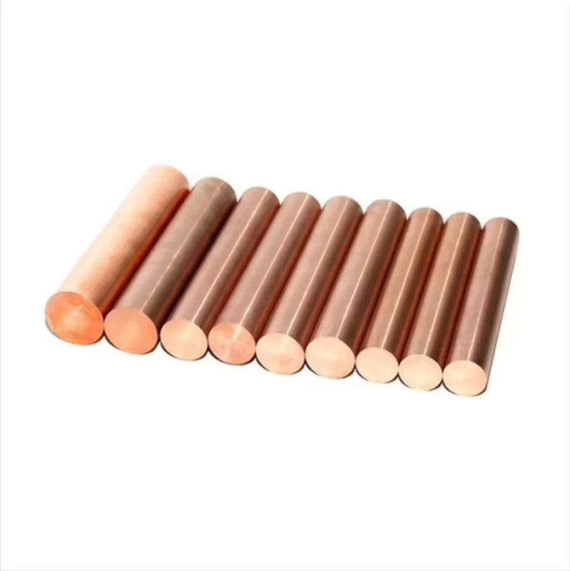 High Strength Beryllium Copper Round Bar Copper Rod for Spring and Electrical Contact Parts