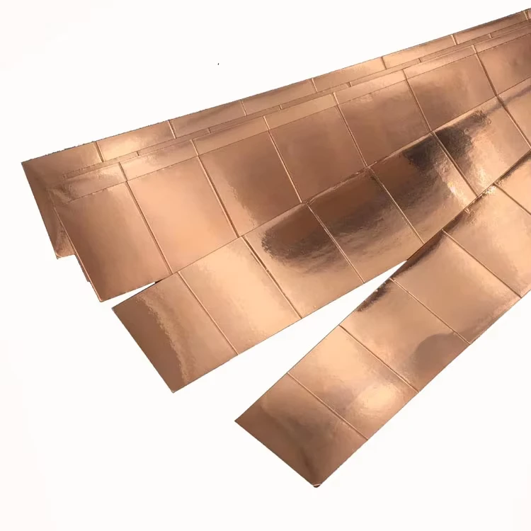 High Temperature Heat Resistant Acrylic Adhesive 0.3mm Thickness Copper Conductive Tape For Masking