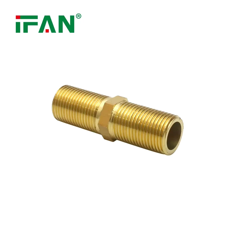 IFAN All Standard Size Copper Plumbing Fittings Brass Nipple Pipe Fitting