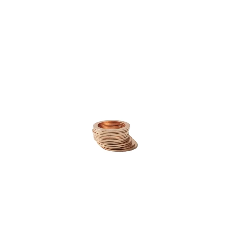 In Stock Copper Thin Flat Washer Plain Finish ISO Standard M5 M6 M8 M10 M12 M14 M16 M18 M20