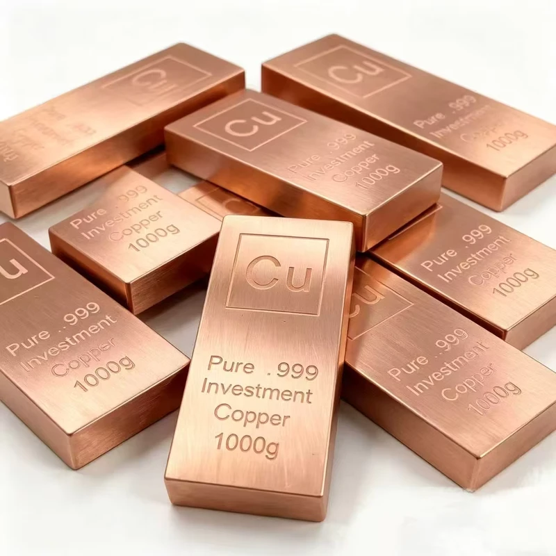 Industrial Copper Bar 1000g Ultra Smooth Non Alloy High Purity with Welding & Cutting Services