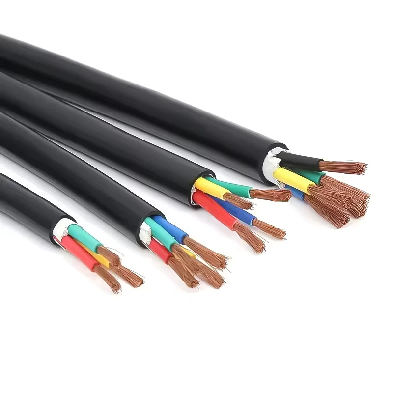 Insulated RVV Electrical Wire with Flexible PVC and Copper Core