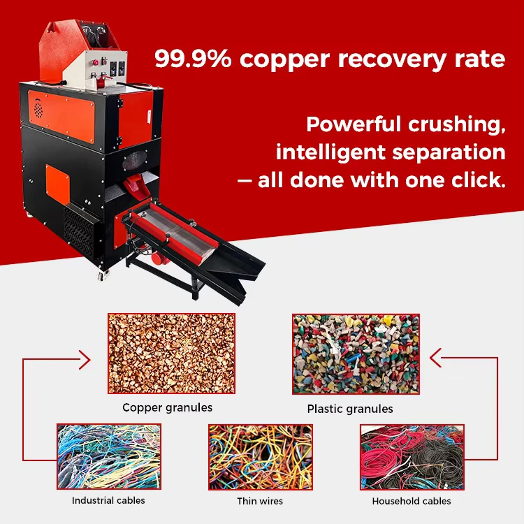 LX 150 Automatic Mini Copper Granulator Entry Level Newly Upgraded High Output 1 Year Warranty