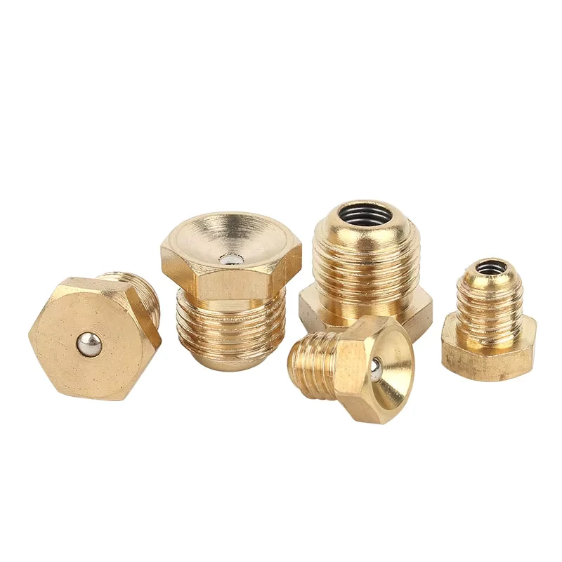 M5 M6 M8 M10 M12 M14 M16 1 8″ 1 4″ BSPP Flush Grease Zerk Nipple Fitting for Grease Gun