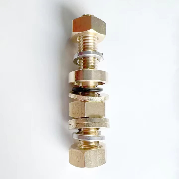Manufacturer’s High quality Brass Grounding Bolt M4 M16 Customized Flat Head Grade 6