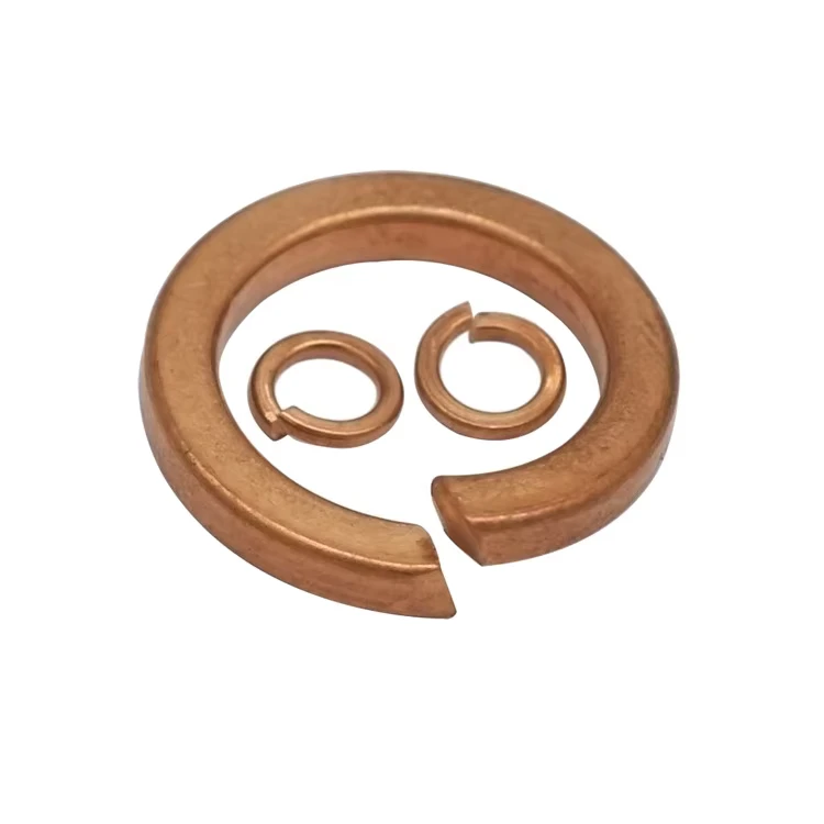 Metric H65 Brass Spring Washer GB93 Heavy Spring Washer DIN125 DIN127 GB93 Brass Copper Spring Lock Washer