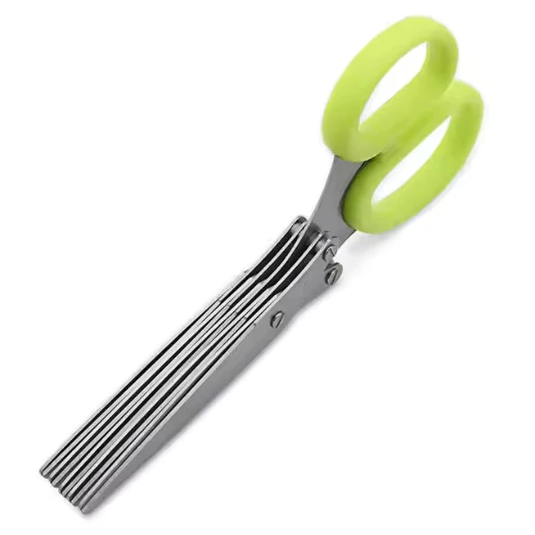 Multifunctional Manual Stainless Steel 5-Layer Vegetable Chopper Easy-to-Clean Hand Wash Only Portable Design Salad YS Model