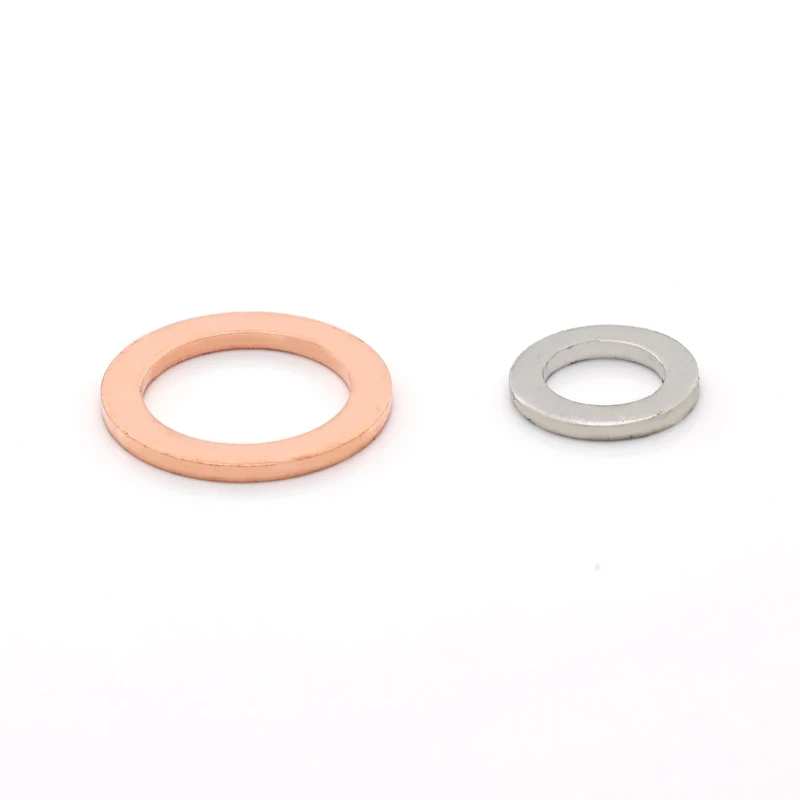 New Design Copper Washer Gasket Set Flat Copper Sealing Washer Copper Seal Gasket