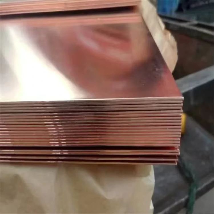 Non alloy Stamped Copper Sheet C11000 C10200 Copper Plate 99.9% Copper Strip 0.1mm 1mm 5mm Thick