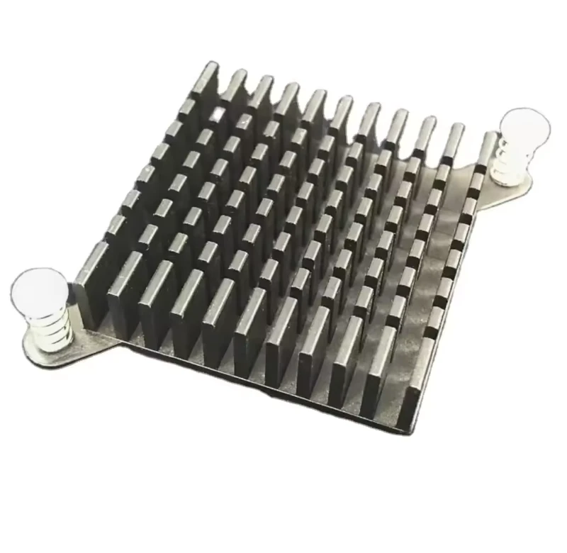 OEM Custom Aluminium Alloy and Copper Heat Sink for Three Phase Solid State Relay Zinc Plated Radiator Cooling Carton Packed