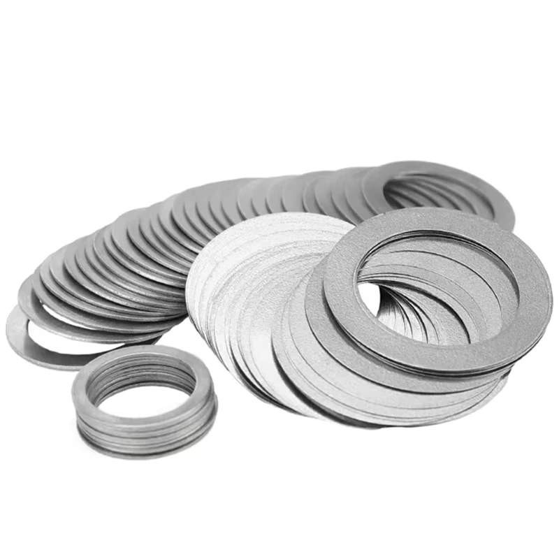 OEM Laser Cutting Customized High Precision Ultra Thin Spacer 0.1mm 0.03mm 0.01mm Stainless Steel 304 316 Flat Shim Washer SS