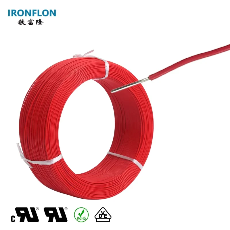 One Conductor Copper Tin Plated Single Core Electrical Wire FEP Insulated UL10045 14AWG