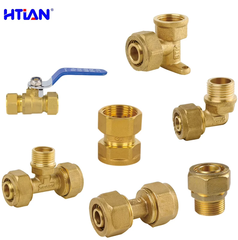 PEX Pipes of Various Specifications and Models Along with PEX Pipe Compression Fittings