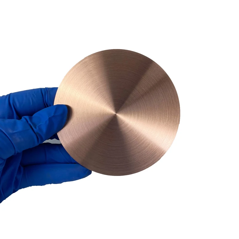 PVD Coating Use Copper Chromium Zirconium Alloy Backing Plate CuCrZr Sputtering Target