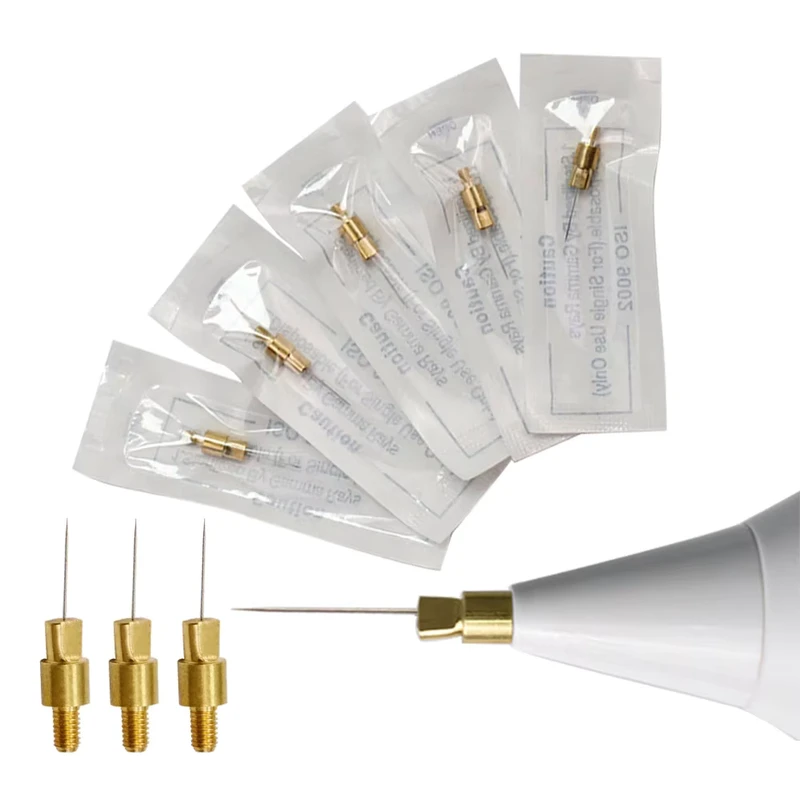 Plasma Pen Needles Copper Needle Replacement Tips for Face Eyelid Lift Wrinkle Tattoo Spot Mole Removal Pen Tool