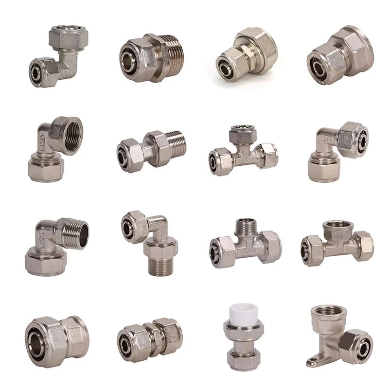 Plumbing Copper Brass Fitting Pex Water Pipe Compression Fittings