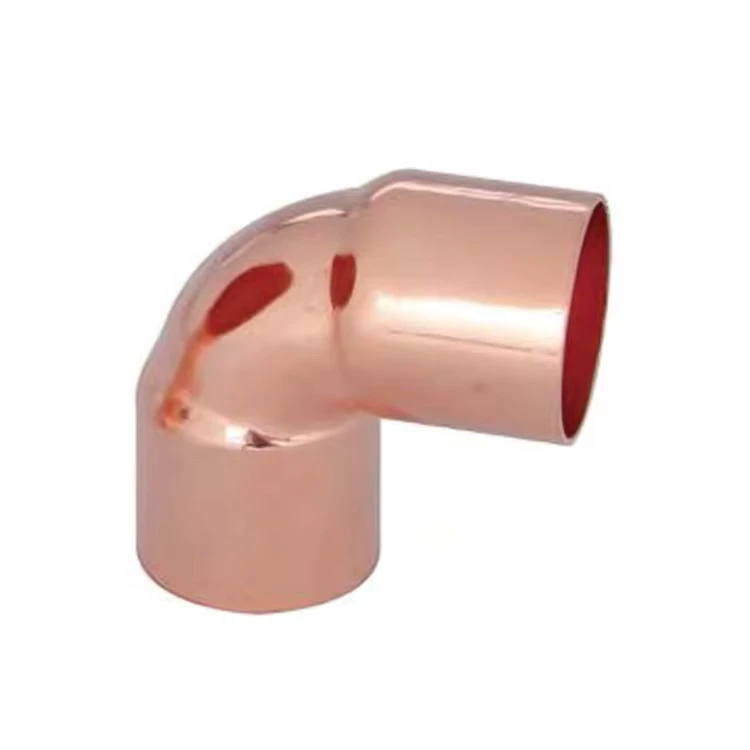 Plumbing Material 90 Degree Elbow Copper Pipe Fitting for Air Conditioner