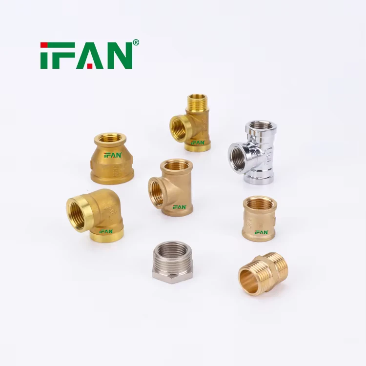 Plumbing Threaded Brass Fittings 3/8”-2” Brass Tube Fitting