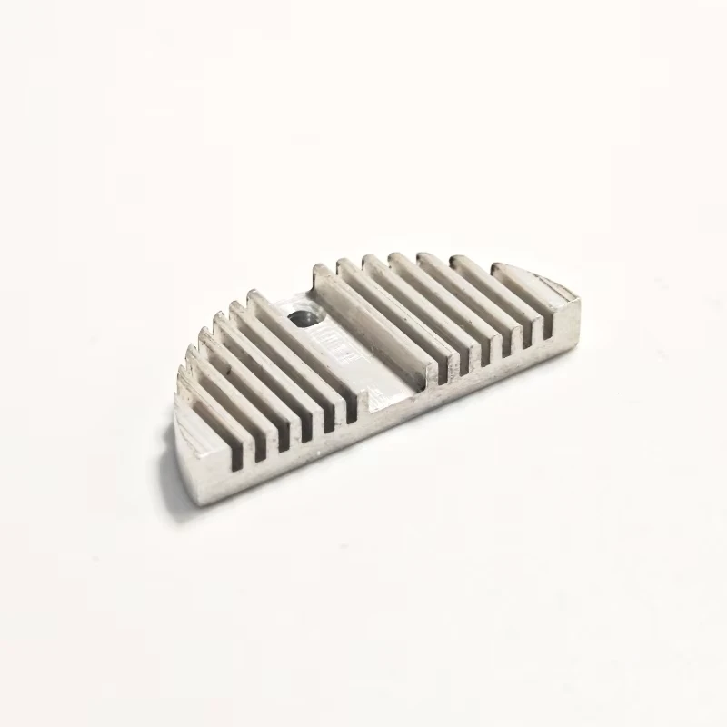 Precision CNC Machined Copper Heat Sinks with Customizable Aluminum Machining