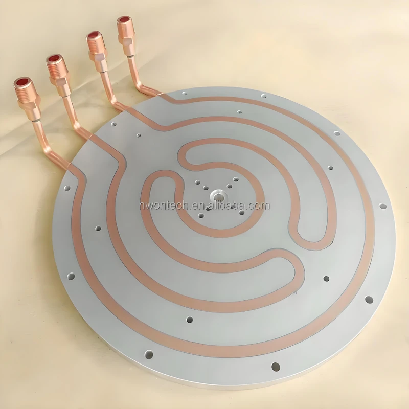 Precision Cold Plate Heatsink Broaching CNC Machining Welding Copper Pipes Aluminum Battery Module Liquid Cooling Plate