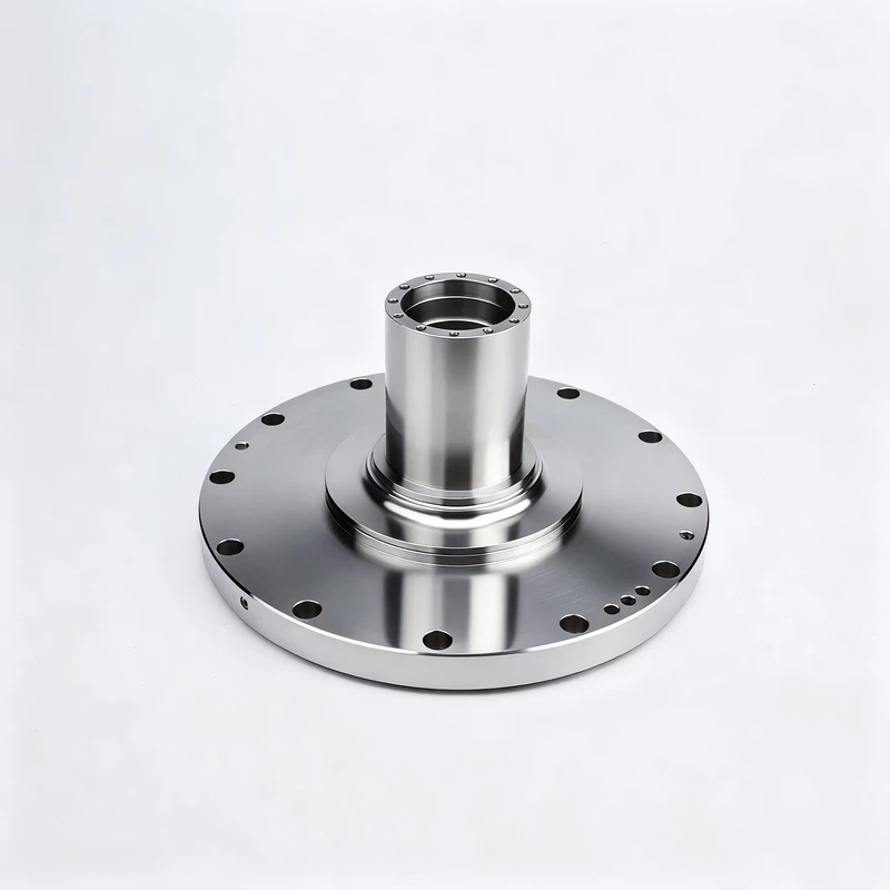 Precision Industrial Grade Integrated Stepped Sleeve Flange 316L Stainless Steel for CNC Spindles CNC Flange Customization