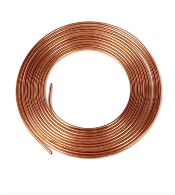 Pure 99.99% Soft Copper Tube Pancake Coil Pipe 20mm 16mm C12200 C21000 C22000 C23000 for Air Conditioner Refrigerator Welding