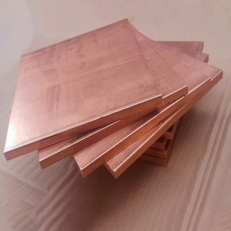 Pure Copper 3mm 5mm 20mm Thickness 99.99% Copper Cathodes T2 4×8 Industrial Copper Plate Sheets Sankang Brand Supplier