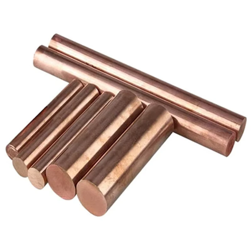 Pure Copper Alloy Square Bar Rod 1 Pound C17200 C18150 Flat Pattern Polished Surface ASTM Standard for Industrial Cutting