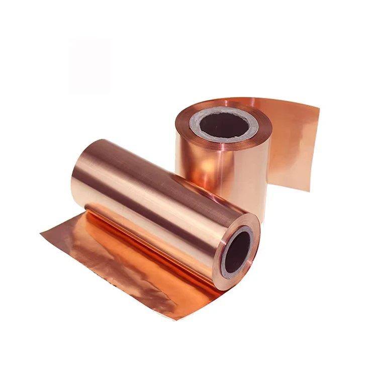 Pure Copper Coil Foil 0.01mm Thickness C11000 ETP Tu1 for Battery Manufacturers High Quality Copper Strip Coil