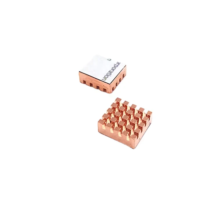 Pure Copper Heatsink 14*12*5.5 mm Overclocking Professional Cooling Heat Sink SSD CPU Raspberry Pi 3 4 Cooler